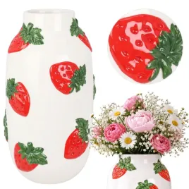 wazon-ceramiczny-dekoracyjny-truskawki-ozdobny-29cm-bialy-na-kwiaty-stylowy