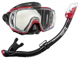 tusa-visio-zestaw-do-nurkowania-maska-fajka-red