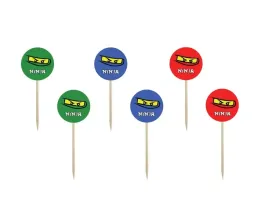 pikery-toppery-piki-na-tort-babeczki-ninja-ninjago-7-cm-6-szt