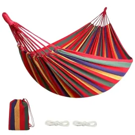 Zdjęcie produktu HAMAK DWUOSOBOWY 200 kg HAMAK KOKON 2OSOBOWY TURYSTYCZNY 140 x 230 cm ŻÓŁTY