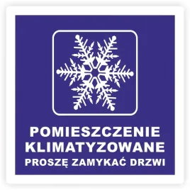 naklejka-informacyjna-pomieszczenie-klimatyzowane-prosze-zamykac-drzwi-10cm