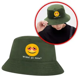 smieszny-kapelusz-rybacki-bucket-hat-zielony-oliwkowy-widac-po-mnie