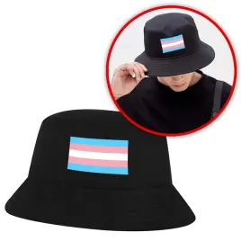 smieszny-kapelusz-rybacki-bucket-hat-czarny-z-nadrukiem-transgender