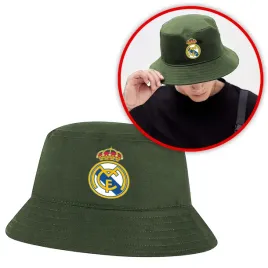 smieszny-kapelusz-rybacki-bucket-hat-zielony-oliwkowy-real-madrid