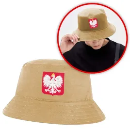 smieszny-kapelusz-rybacki-bucket-hat-bez-khaki-z-nadrukiem-polska