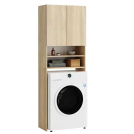 regal-lazienkowy-szafka-nad-pralke-sonoma-4-polki