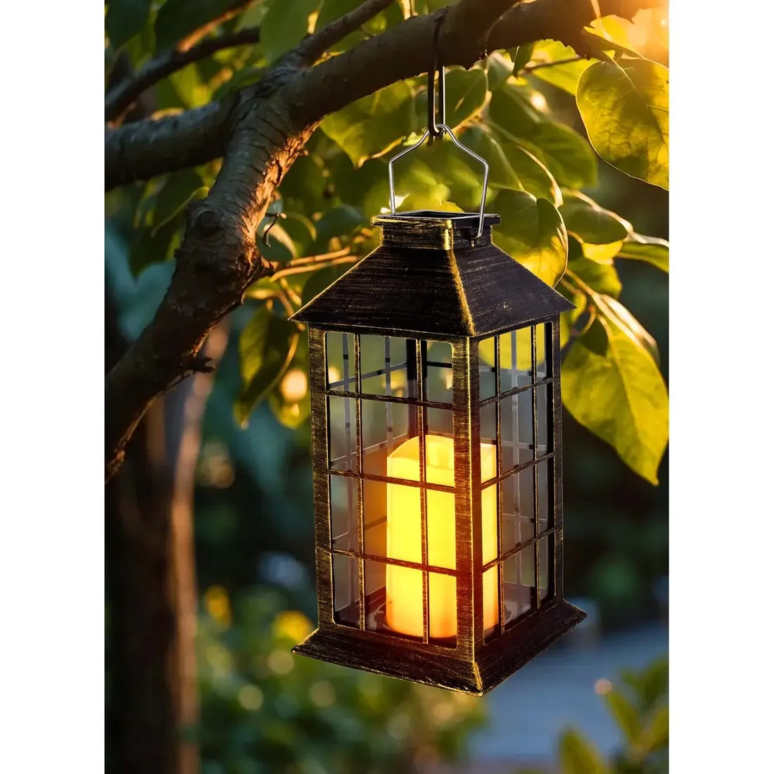 komplet-2x-latarenka-ogrodowa-led-solarna-lampion-latarnia-znicz-stan-nowy