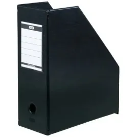pojemnik-na-czasopisma-dokumenty-a4-gazetownik-11cm-pvc-czarny-elba