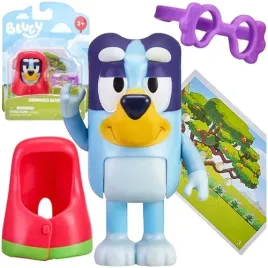 bluey-figurka-piesek-blue-w-stroju-babci-ruchome-elementy-akcesoria