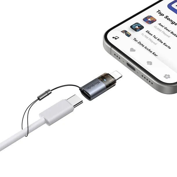 mcdodo-adapter-przejsciowka-usb-c-usb-typ-c-do-lightning-iphone-13-14-led-stan-opakowania-oryginalne-stan-nowy