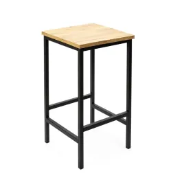 hoker-stolek-barowy-industrialny-metalowy-drewniane-siedzisko-62-cm