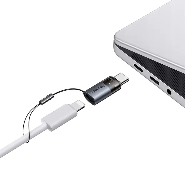 mcdodo-adapter-przejsciowka-usb-c-usb-typ-c-do-lightning-iphone-17-pro-led-stan-opakowania-oryginalne-stan-nowy