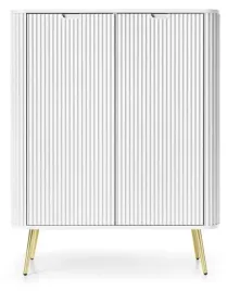 biala-komoda-103-cm-okragle-boki-frezowane-fronty-nogi-metal-zlote-vella