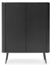 czarna-komoda-103-cm-okragle-boki-frezowane-fronty-nogi-metal-czarne-vella