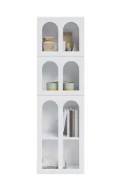 regal-nowoczesny-60cm-ozdobny-z-polkami-w-ksztalcie-lukow-biel-skandynawski