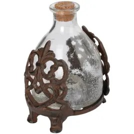 pulapka-na-osy-srodek-na-owady-wabik-butelka-na-zeliwnej-podstawie-retro