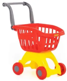polesie-wozek-koszyk-do-sklepu-zabawa-w-sklep-supermarket-czerwony