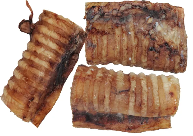 Tchawica Wołowa Naturalny Gryzak dla Psa Premium Przysmak Suszony 1 kg