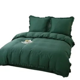komplet-poscieli-premium-z-bawelny-160x200-posciel-z-zielona-falbana