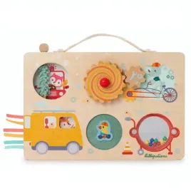 lilliputiens-drewniana-tablica-manipulacyjna-pojazdy-walizka-z-raczka-12-m