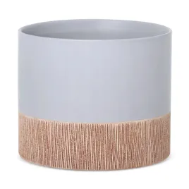 oslonka-ceramiczna-na-donice-kwiaty-mili2-szara-18-cm-dwukolorowa-boho
