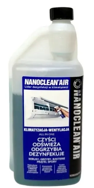 Płyn do dezynfekcji klimatyzacji NanoClean 1 l koncentrat Kwiatowy