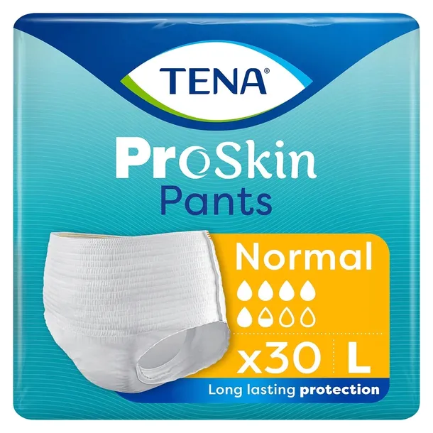 Tena Pants ProSkin Normal L majtki chłonne dla dorosłych 30 sztuk