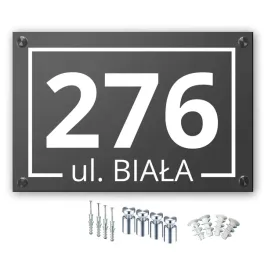 tabliczka-dibond-antracyt-adres-numer-ulica-dystanse-montaz