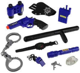 zestaw-stroj-policyjny-policjant-pistolet-kajdanki
