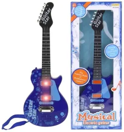 gitara-elektryczna-dla-dzieci-rockowa-metalowe-struny-niebieska-dzwieki