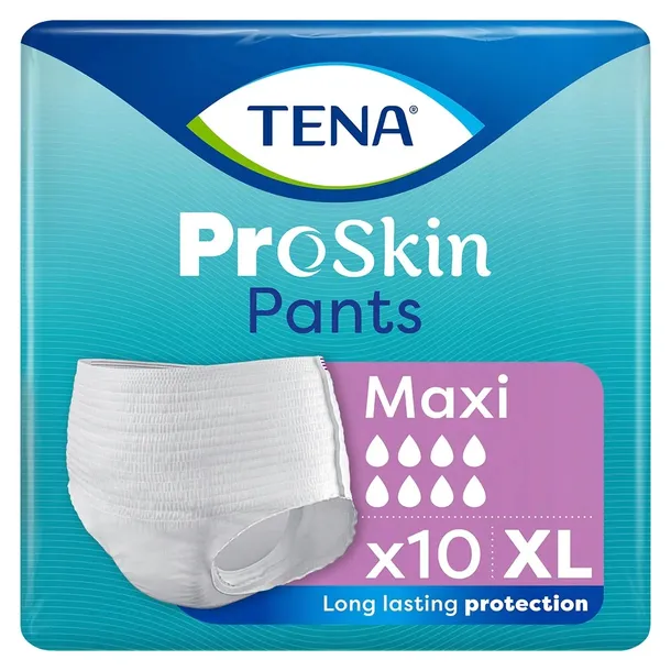 Tena Pants ProSkin Maxi XL majtki chłonne dla dorosłych 10 sztuk