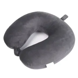 poduszka-podrozna-rogal-szara-miekka-pianka-memory-foam-do-samochodu