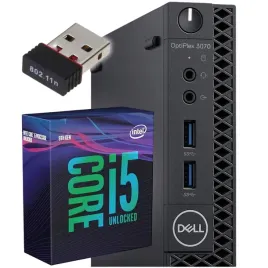 komputer-do-biura-dell-3070-tiny-i5-9gen-256-ssd-8-win11-szybki-maly-wifi