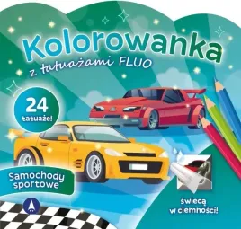 kolorowanka-z-tatuazami-swieca-w-ciemnosci-samochody-sportowe-24-tatuazy