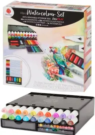 zestaw-akwareli-watercolor-i-markerow-aquamarkers-decotime-48-elementow-mix