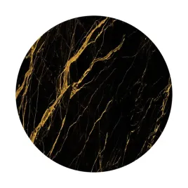 fototapeta-samoprzylepna-okragla-naklejka-scienna-czarny-marmur-kamien