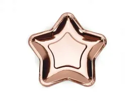 talerzyk-w-ksztalcie-gwiazdki-rose-gold-metalik-6-szt-18cm