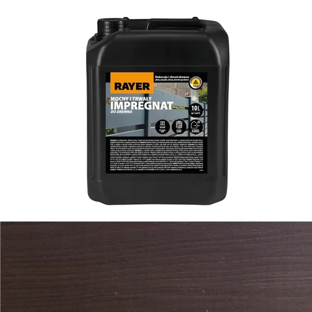 Impregnat do drewna RAYER 10l palisander MOCNY