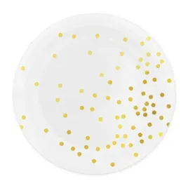 talerzyk-papierowy-bialy-w-zlote-kropki-7cali-6szt-na-urodziny-chrzest