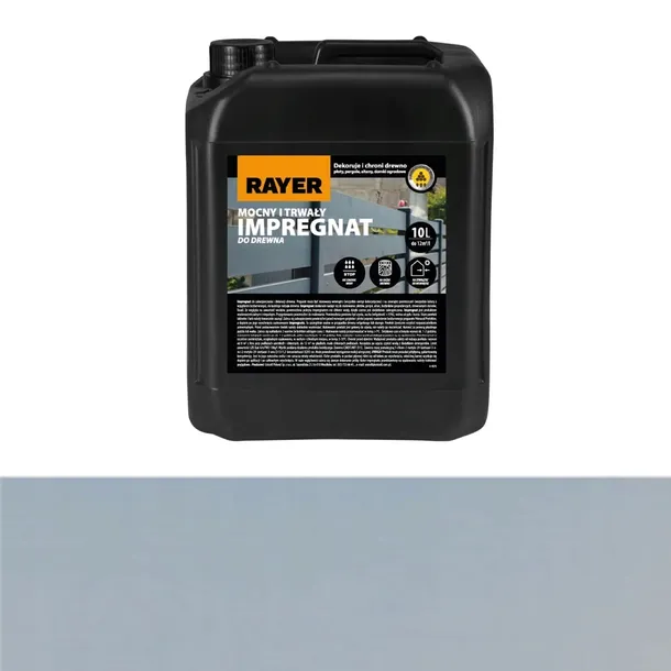 Impregnat do drewna RAYER 10l grafit MOCNY i TRWAŁY