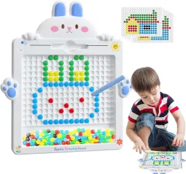 magpad-duza-tablica-magnetyczna-kropki-krolik-montessori-mozaika-ukladanka