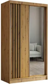 szafa-przesuwna-dwudrzwiowa-120-cm-lustro-lamele-drazek-polki-nila
