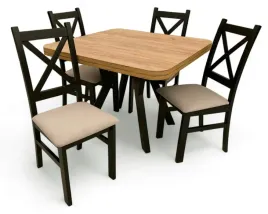 zestaw-4-krzesla-stol-rozkladany-zaowal-100x100-200-cm-dab-craft-bez