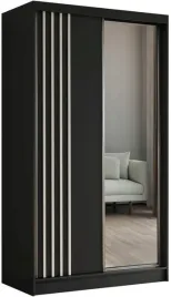szafa-dwudrzwiowa-przesuwna-z-lustrem-120-cm-czarny-bialy-lamele-nila
