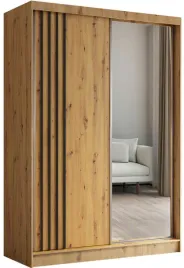 szafa-dwudrzwiowa-przesuwna-z-lamelami-lustrem-150-cm-artisan-czarny-nila