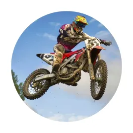 fototapeta-samoprzylepna-okragla-naklejka-scienna-motor-cross-motocykl