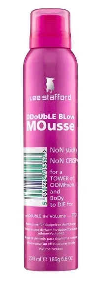 PIANKA DO WŁOSÓW DODAJĄCA OBJĘTOŚCI LEE STAFFORD DOUBLE BLOW MOUSSE