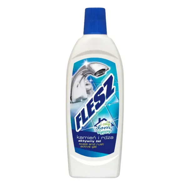 Flesz Kamień Rdza Aktywny Żel Odkamieniacz w Płynie do Łazienki 500 ml
