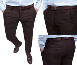 spodnie-eleganckie-meskie-brazowe-ciemne-gladkie-33
