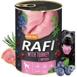 rafi-morka-karma-dla-psa-indyk-z-borowka-i-zurawina-puszka-800g